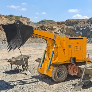 High Efficiency Remote Controlled Mining Equipment 12Kn 12° Mini Skid Electric Front Loader for Tunneling Construction