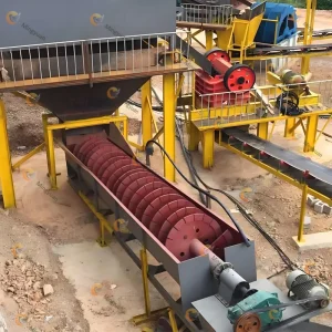 High Efficiency Screw Type Fine Sand Recycling Industry Spiral Washing Washer Machine
