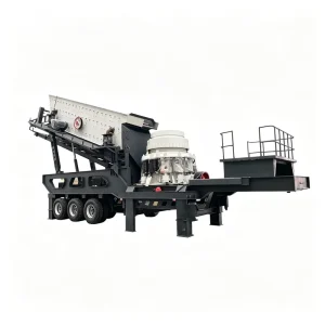 High Efficiency Secondary Crushing Tire Type Compound Cone Crusher for Hard Granite Basalt and River Stone