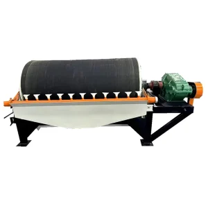 High Efficiency Wet Type Magnetic Separator Permanent Magnet Drum for Mining Iron Removal Silica Sand Quartz Core Engine