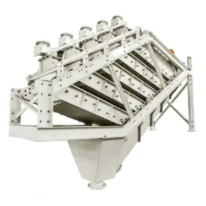 High Frequency Linear Vibrating Screen Gravel Ore Separator with Motor Multilayer Screening Machine