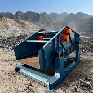 High Frequency Linear Vibrating Screen ZKK Series 380V Motor Mining Machinery Sand Screening Equipment