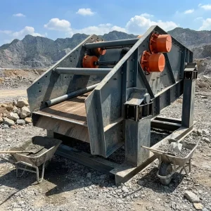 High Frequency Linear Vibrating Screen ZKK Series Ore Sand Screening Equipment 380V 3 Year Warranty Henan Motor Gear