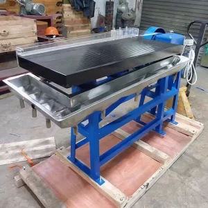 High Frequency Mineral Processing Vibrating Table Mining Gravity Separation Vibrating Equipment