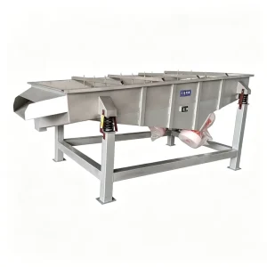 High Frequency Rectangular Food Linear Vibrating Screen Sorting Machine for Almond walnut pecan Nuts macadamia Nuts