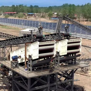 High Frequency Sand Gravel Screens Stone Vibrating Screen Price