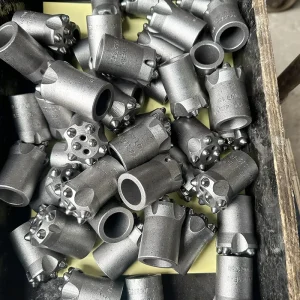 High Hardness Durable Stainless Steel 7 Buttons Rock Drilling Bit for Coal Mining Hard Granite Ore Underground Drilling