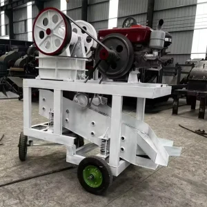 High Hardness Material Small Diesel Jaw Crusher Wear Resistant Spare Parts Mini Granite Basalt Jaw Breaking Machine