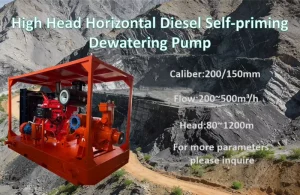 High Head Diesel Self Priming Horizontal Water Pump for Mines Dewatering High Pressure Pumps Farm Irrigation Applications