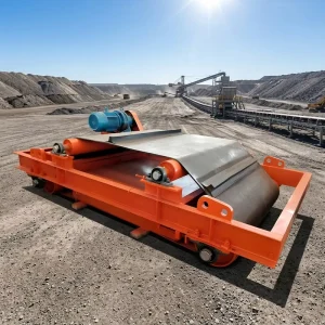 High Intensity Automatic Self-discharging Permanent Magnet Separator with CE Certified