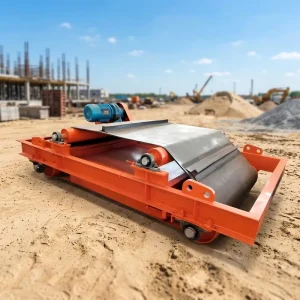 High Intensity Permanent Magnet Self cleaning Iron Remover for Coal Conveyor Belt and Mining Industry Use