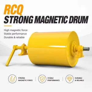 High Intensity Strong Magnetic Drum for Coal Mining Conveyor Belt Iron Removal and Purification