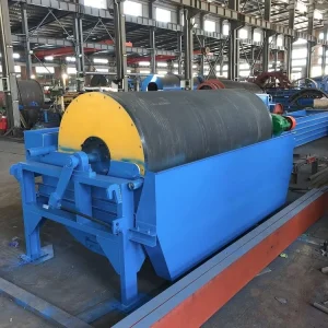 High Intensity Wet Drum Magnetic Separator Powerful Permanent Magnet for High Recovery Iron Ore
