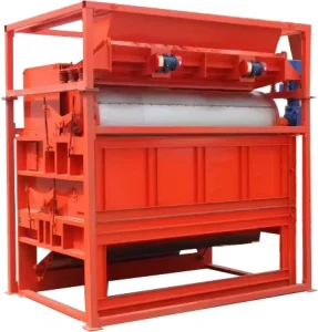 High Magnetic Field Dry Type Magnetic Separator Double Drum Step Magnetic Separator Rare Earth Permanent Magnet Motor Bearing