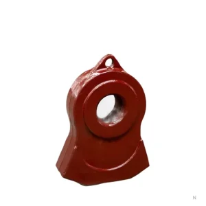 High Manganese Alloy Cast Crusher Hammer Head Wear Resistant Hammer Mill Spare Hammer for Stone Crushing Machine