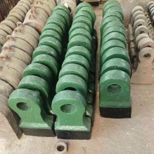 High Manganese Alloy Hammer Head Crusher Spare Parts Hammer for Stone Crushing Machine Heavy Duty for Mining Crusher Wear Parts