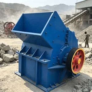 High Manganese Hammer Head Hammer Crusher One Stage Ore Breaking Machine for Small Gold Processing Plant