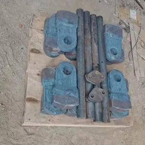 High Manganese Steel Casting Crusher Hammer Wear Parts High Impact Resistance Long Service Life 1 Year Warranty Mining Quarry