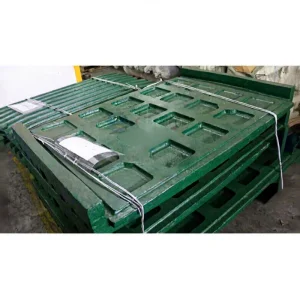High Manganese Steel Casting Jaw Plate Crusher Spare Parts Wear Resistant Accessories for Ore Mining