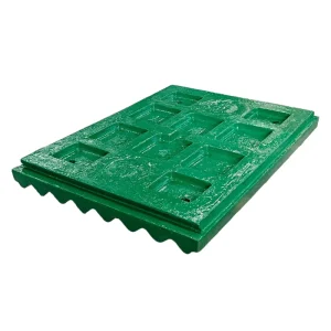 High Manganese Steel Casting Jaw Plate Wear Spare Parts for Ore Mining Jaw Crusher Machine