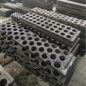 High Manganese Steel Casting Thickened Hole Sieve Plate Wear Resistant Parts for Ore Mining & Sand Making Crusher Machine