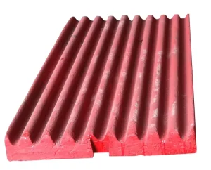 High Manganese Steel Casting Wear Resistant Replacement Jaw Plates for Ore Mining Crushers