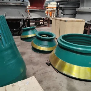 High Manganese Steel Cone Crusher Spare Parts Concave Bowl Gear Components Ore Mining High Performance CE ISO Certified