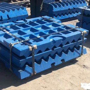 High Manganese Steel Forged Jaw Crusher Liner and Jaw Plate Wear Parts for Rock Ore Mining High Performance Warranty