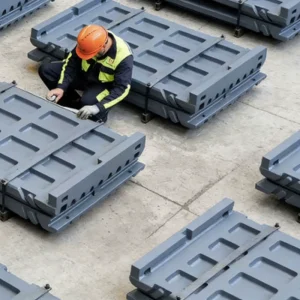High Manganese Steel Forging Jaw Crusher Spare Parts Jaw Plate Stone Mobile Crusher Ore Mining Essential Mining Machinery