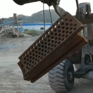 High Manganese Steel Grate Plate for PCZ 1308 Wear Resistant Crusher Screen