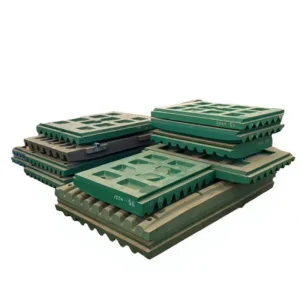 High Manganese Steel Heavy Duty Jaw Plate for Ore Mining Casting Parts Jaw Crusher Components Mining Machinery Spare Part