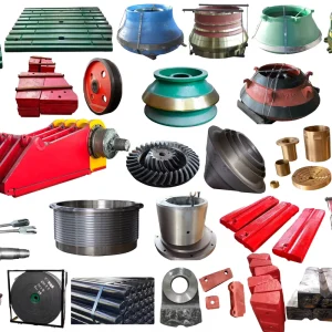 High Manganese Steel High Wear Resistant Machined Crusher Liners Jaw Plates Mantle Concave Spare Parts for Ore Mining