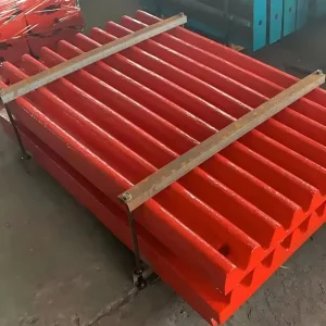 High Manganese Steel Jaw Crusher Plate Forged Condition Ore Mining Processing Casting Type Mining Machine Parts