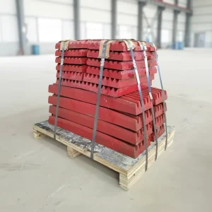 High Manganese Steel Jaw Crusher Spare Parts Wear Resistant Jaw Plate for Ore Mining Stone Crushing