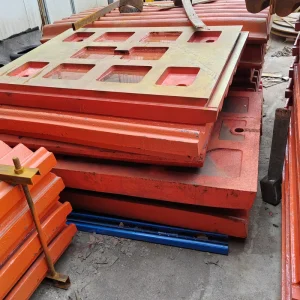 High Manganese Steel Jaw Crusher Spare Parts Wearing Plate Casting Ore Mining Machine Parts