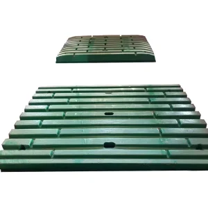 High Manganese Steel Jaw Plate Wear Parts Mn18 Liners C Series Jaw Crushers Models C80 C96 C100 C105 C106 C110 C116 C125 C140