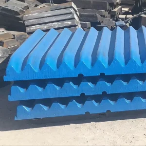 High Manganese Steel Jaw Plate and Liner for Jaw Crusher Forged Ore Mining Wear Parts with 1 Year Warranty