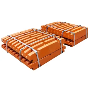 High Manganese Steel Jaw Plate for Crusher Wear Parts 750kg Customized Color for Ore Mining