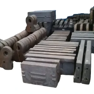 High Manganese Steel Ore Mining Wear Resistant Impact Crusher Spare Parts Blow Bar Forging