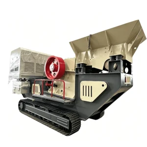 High Mobility Remote Control Crawler Mobile Jaw Crusher with PLC Engine for Hard Granite Limestone Iron Ore Primary Crushing