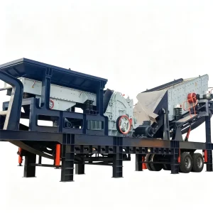 High Mobility and Quick Road Towing Tire Type Impact Crusher for Limestone Concrete and Asphalt Recycling on Site
