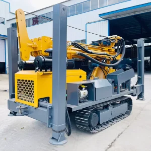 High Operational Reliability Water Well Drill Rig 200m Depth Hydraulic Diesel Drill Rig for Mining