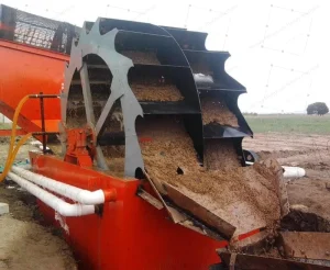 High Output AC Motor Gear Sand Washing Machine for Sand Washing Plant
