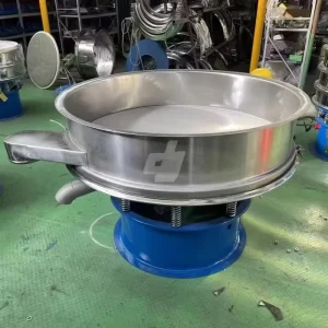 High Output Mineral Powder Sifter Pure Copper Motor Continuous Working Capacity Middle Frequency Vibrating Screen