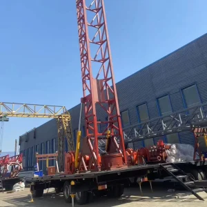High Performance 1000m Depth Trailer Drilling Rig for 600m 800m Well Drilling Projects