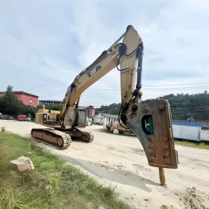 High Performance 49Ton Large Mining Excavator 349D2 Used Excavators With Breaking Hammer