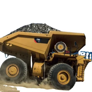High Performance 794AC Mining Equipment Dump Car Mining Dump Truck With Spare Parts