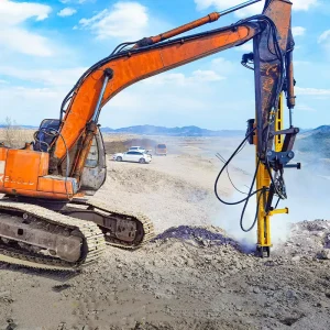 High Performance Excavator Mounted DTH Drill Rig Professional Blast Hole Drilling Equipment for Quarry and Mining