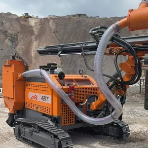High Performance Integrated DTH Surface 421T Rock Excavation Machine Core Drilling Rig New Engine for Hard Geological Mining