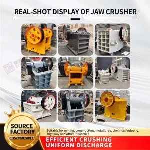 High Performance Jaw Crusher for Crushing Mining Sand and Gravel Suitable for Construction Waste Operations